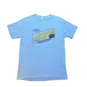Vintage 1982 Summit Racing Springfield Nationals Single Stitch T-Shirt L USA